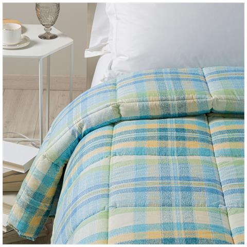 Trapunta Helsinki In Cotone Colore Blu Misura Matrimoniale - Foto 2