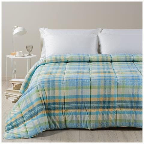 Trapunta Helsinki In Cotone Colore Blu Misura Matrimoniale - Foto 1