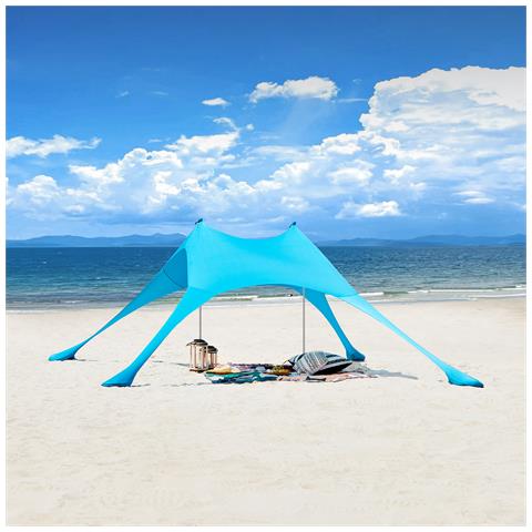 Tenda Da Spiaggia 300x300x200cm Ozt01-hb - Foto 7