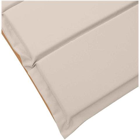 Lettini con Cuscini 2 pz Bianco Crema in Legno Massello di Acacia - Foto 9