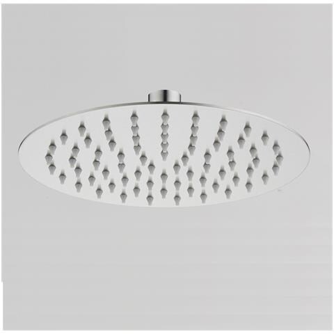 Soffione Doccia Ultraslim Tondo Acciaio Inox Satinato D30 Cm Texas - Foto 1