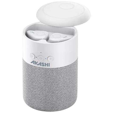 Kanzen Auricolare Wireless In-ear Musica e Chiamate Bluetooth Bianco - Foto 2