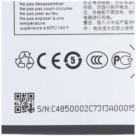 Batteria Per Tcl 20l / 20l Plus Li-polimero 3,85 V 5000 Mah 19,25 Wh - Foto 2