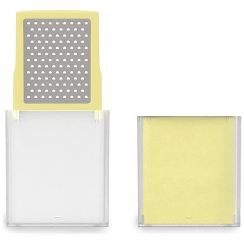 Grattugia A Cassetta Duo Con Base Di Raccolta Acciaio Inox Doppia Lama Grossa E Fine Base Con Guida Di Misurazione Piedini Antiscivolo Facile Da Riporre - Foto 2