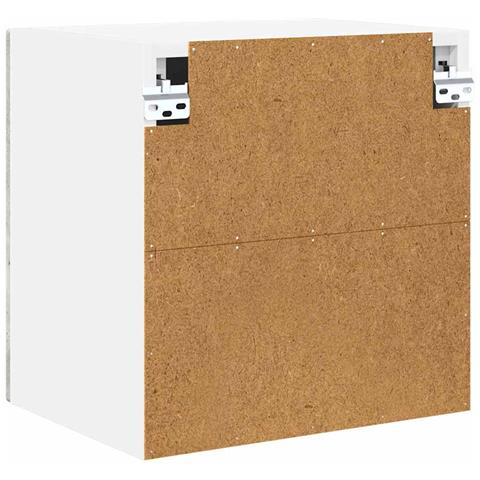 Pensile cucina con porta 2 pcs Grigio cemento 40 x 31 x 40 cm - Foto 9