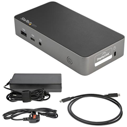 DK30CHHPDUK replicatore di porte e docking station per laptop Cablato USB 3.2 Gen 1 (3.1 Gen 1) Type-C Nero, Argento - Foto 2