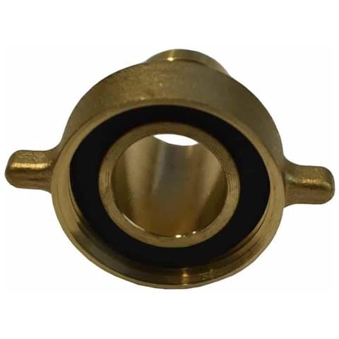 Raccordo Portagomma Ottone 1/2 Pollice  13mm - Foto 2