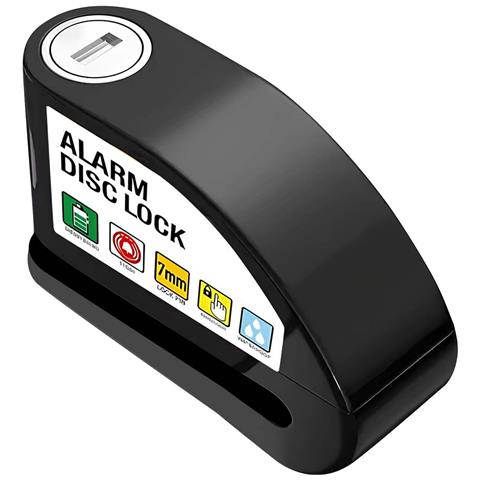 Antifurto A Disco Con Allarme 110db Compatto Per Bicicletta / Scooter - Foto 2