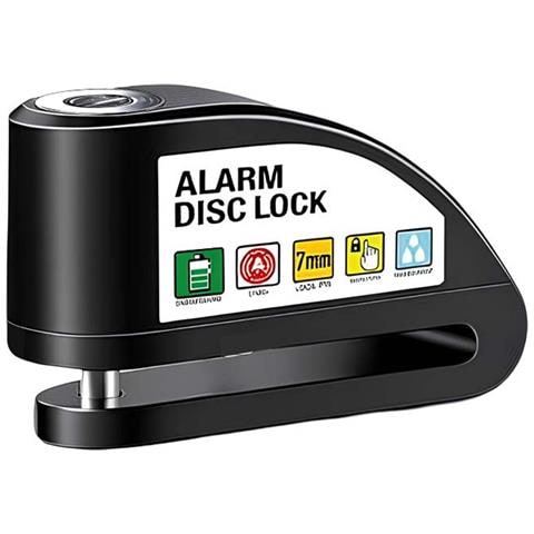 Antifurto A Disco Con Allarme 110db Compatto Per Bicicletta / Scooter - Foto 1