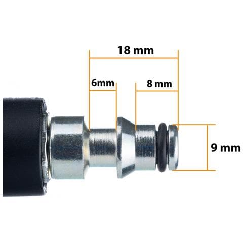 Tubo Alta Pressione 10m M22-qc - Click Connect, Nylon, 200 Bar | Compatibile Con Idropulitrici Lavor: Army, Cruiser, Dive, Fast, Galaxy, Ikon, Ninja, One, Pascal, Predator, Smart, Space, Stargate, Stm, Wave - Foto 2