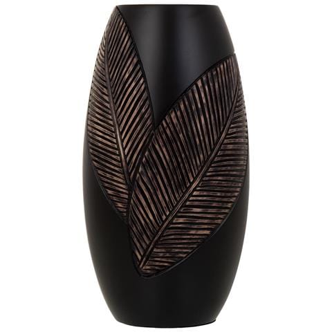 Vaso In Poliresina Marrone 18x18x35 Cm - Foto 2