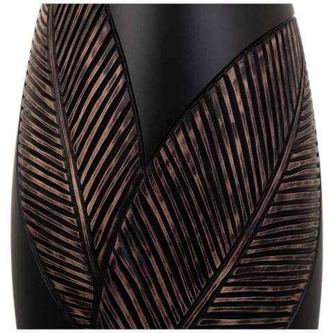 Vaso In Poliresina Marrone 18x18x35 Cm - Foto 7