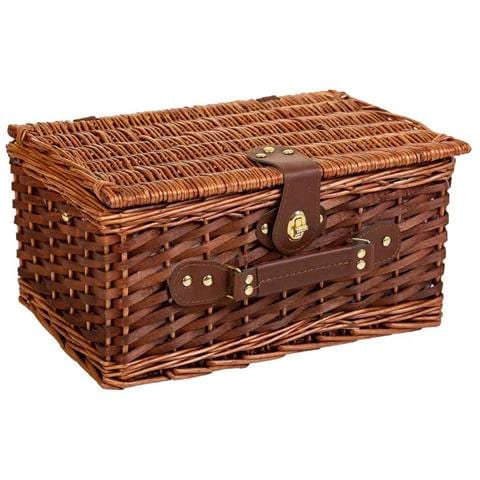 Cesto Pic-nic Marrone 38x26x19h - Foto 2