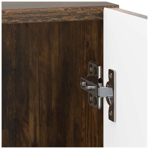 Comodino 2 pcs Rovere Fumo 43 x 34,5 x 47 cm - Foto 9