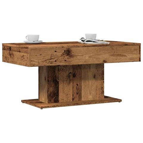 Tavolino da caffè Legno Antico 96x50x45 cm in Legno Multistrato - Foto 2