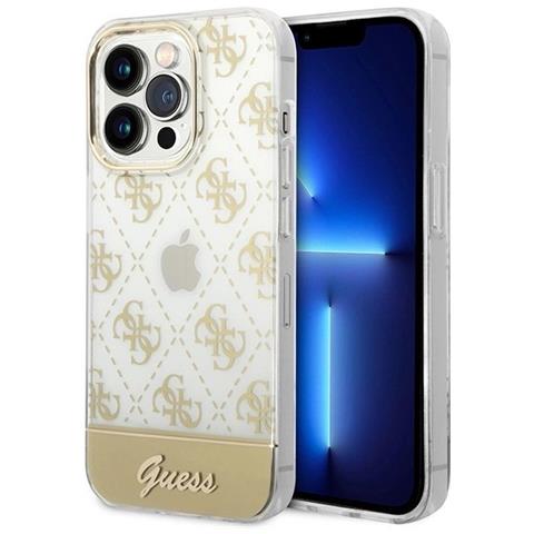 Custodia Per Iphone 14 Pro Max Dorata Guess Rigida - Foto 1