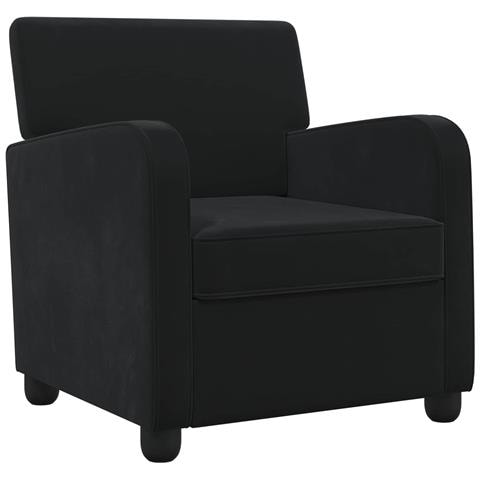 Poltrona Nero Velluto - Foto 1
