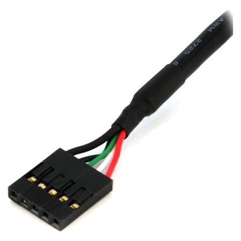 Cavo interno USB IDC 5 pin collettore scheda madre 45 cm - F / F - Foto 2