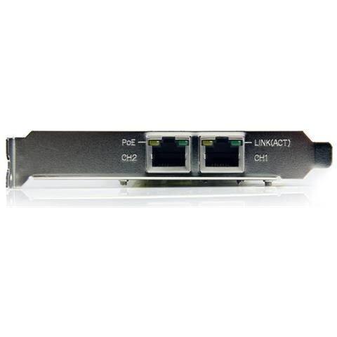 Adattatore scheda di rete PCIe Ethernet Gigabit PCI Express a due porte - PoE / PSE - Foto 2