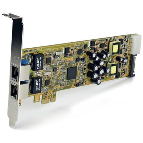 Adattatore scheda di rete PCIe Ethernet Gigabit PCI Express a due porte - PoE / PSE - Foto 4