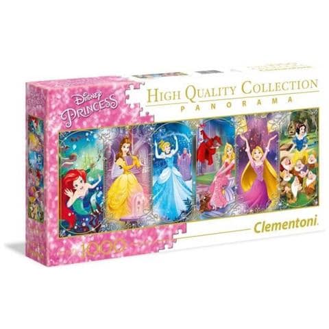 CLM39444 Puzzle da 1000 Pezzi - Panorama: Principesse Disney - Foto 1
