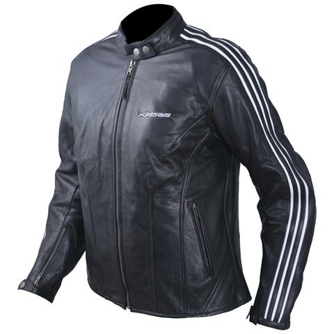 Giacca Pelle Donna Moto Protezioni Ce Fodera Termica Removibile S Bianco - Foto 2