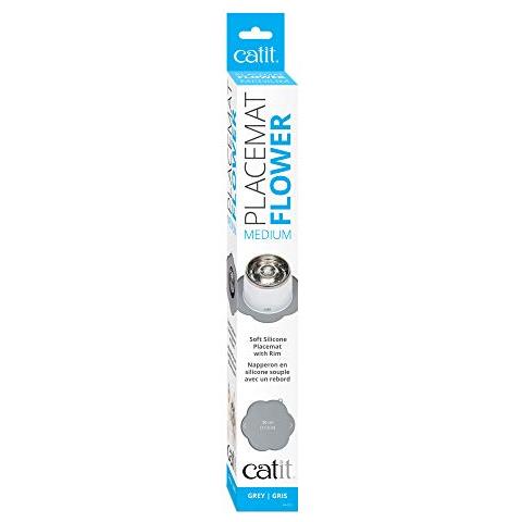 Catit Tappeto Di Silicón Per Abbeveratoio, Colore: Grigio - Foto 3