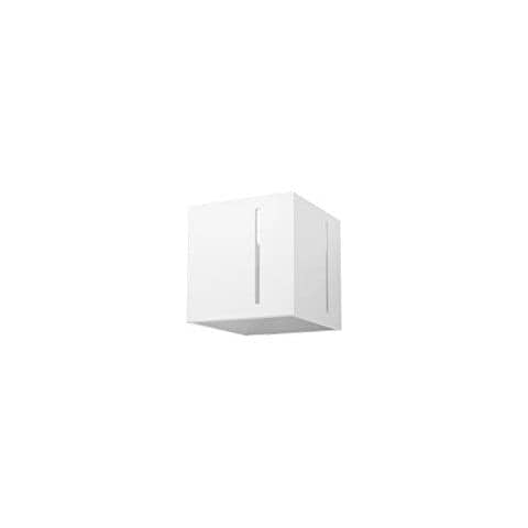 Lampada Da Parete In Alluminio, 12 X 10 X 10 Cm, Colore: Bianco - Foto 1