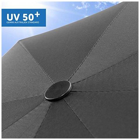 Ombrello Parasole Per Carrozzina Passeggino Passeggino E Buggy - Neonati Universale E Baby Uv Protezione Solare Umbrella - Nero - Foto 2