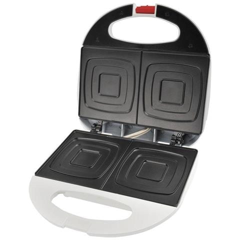 Sandwich Maker Kvadro 415390000 700 W, Numero Di Piatti 1, Numero Di Pasticceria 2, Bianco - Foto 2