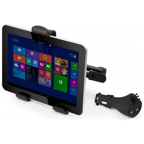 TE07, Auto, Tablet, Accendisigari, Nero, Cortocircuito, 12 - 24 - Foto 2