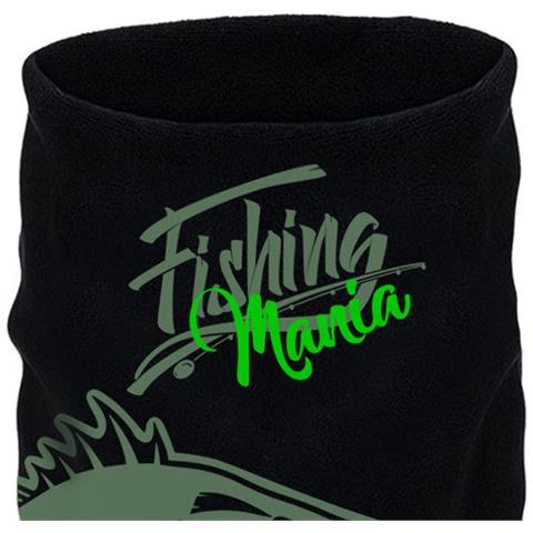 Scaldacollo Black Bass Fishing Mania Nero One Size - Foto 3