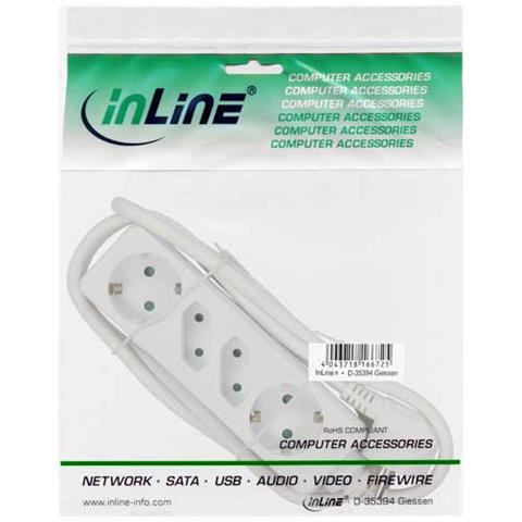 16441w Prolunghe E Multiple 1,5 M 4 Presa (e) Ac Bianco - Foto 1
