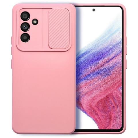 Custodia Tpu Silicone Slide Cover Case Per Samsung Galaxy A13 5g - A04s Pink - Foto 1