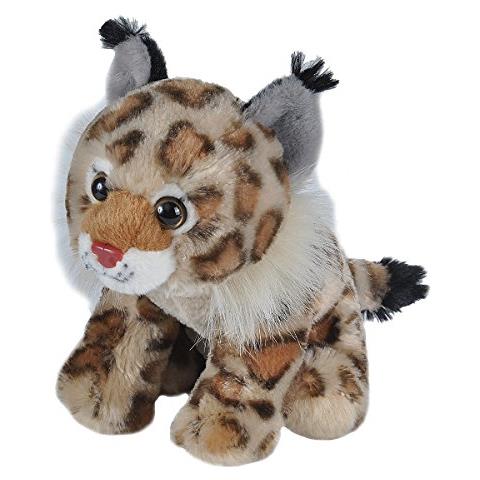 Bobcat Peluche, Animale Farcito, Peluche, Regali Per Bambini, Cuddlekins, 8 Pollici,multi - Foto 1