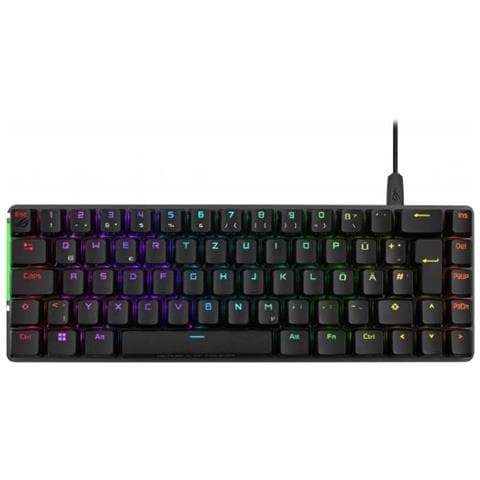 Rog Falchion Ace Blk Tastiera Usb Qwertz Tedesco Nero - Foto 1