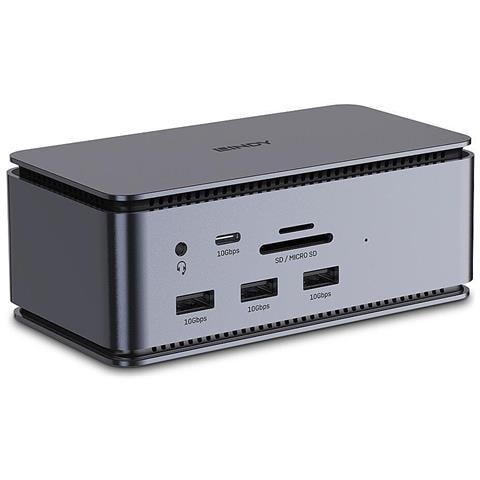 43372 Replicatore Di Porte E Docking Station Per Laptop Usb4 Antracite - Foto 7