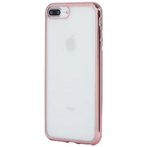 Cover Per Iphone 6 Plus / 6s Plus / 7 Plus / 8 Plus Bordo In Metallo, Trasparente - Foto 2