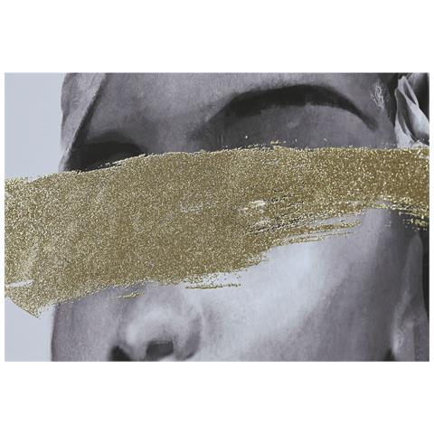 Quadro Home Esprit Donna Dorato Moderno 70 X 3,7 X 100 Cm (2 Unità) - Foto 7