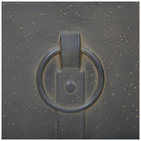 Set Di 2 Vasi Argilla Marrone Scuro 60 X 30 X 30 Cm Poria - Foto 2