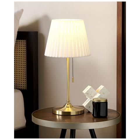 Lampada Da Tavolo Torysa Metallo Oro - Foto 8