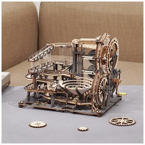 Puzzle 3d In Legno | Circuito Di Marmo Della Città Notturna - Foto 2