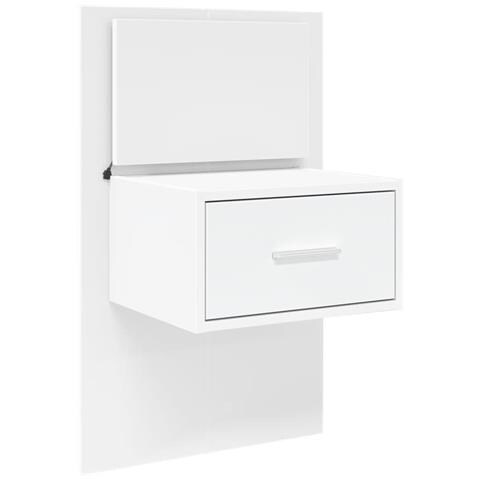 Comodino A Parete Con Luci Led Bianco - Foto 3