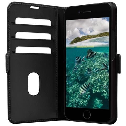 Custodia Per Iphone 6/7/8/se 2022 In Pelle Copenhagen Con Portacarte, Nero - Foto 2