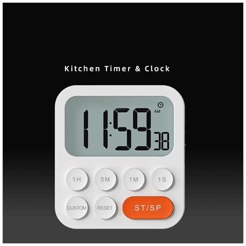 Timer Da Cucina Digitale Con Sveglia - Foto 2