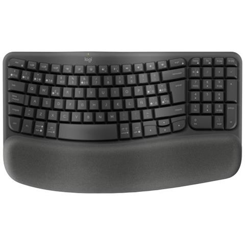 Wave Keys For Business Tastiera Rf Senza Fili + Bluetooth Qwertz Svizzere Grafite - Foto 1