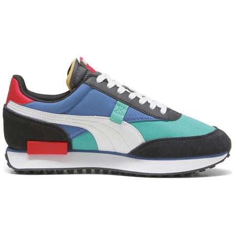 Future Rider Sneakers Sintetico E Tessile Scarpe Uomo Multicolore Eu 48.5, 393473 08 - Foto 3