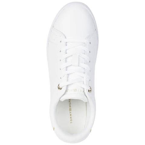 Chic Court Sneaker Sneakers Pelle Scarpe Donna Bianco Eu 36, Fw0fw07813 Ybs - Foto 3