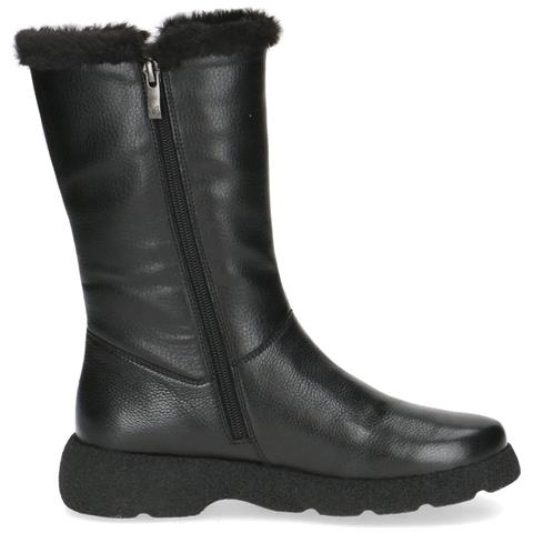 Black Casual Closed Booties Stivaletti Pelle Scarpe Donna Nero Eu 38, 9-26452-43-022 - Foto 3