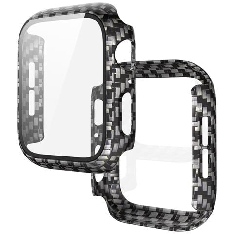 Custodia Protettiva Per Apple Watch 40 Mm (serie 4/5/6/se) - Fibra Di Carbonio - Foto 1